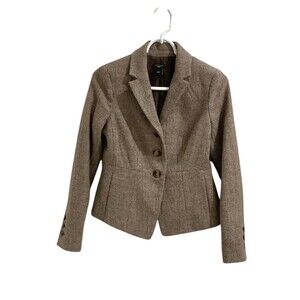 Ann Taylor- “Brown” Tweed Women’s Blazer ( Size 2 Petite)